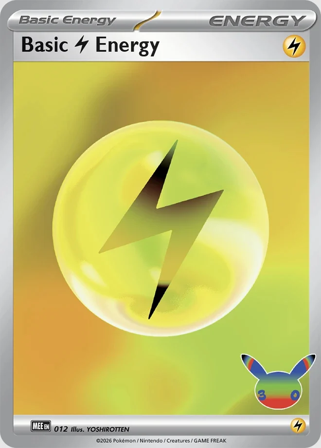 Basic Lightning Energy 30th Celebration MEE EN 012