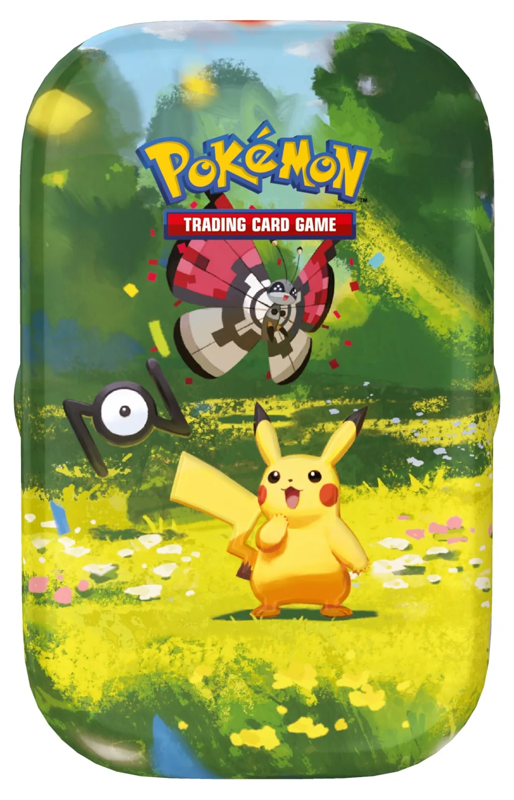 30th Celebration Day & Night Mini Tin — Day Pikachu design
