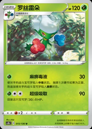 Roserade Dynamax Clash Pokémon TCG P407