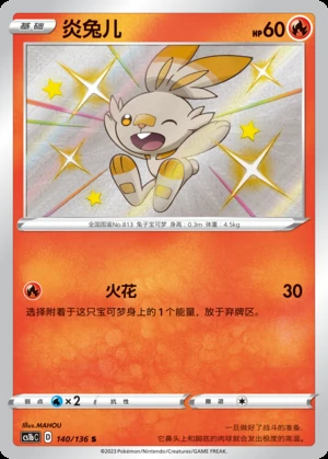 Scorbunny Dynamax Clash P813