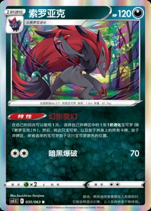 Zoroark Flame Dance of the End Pokémon TCG P571
