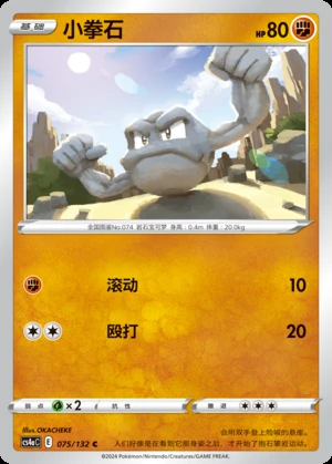 Geodude Polychromatic Gathering Pokémon TCG Y399