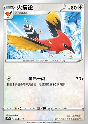 Fletchinder Polychromatic Gathering Pokémon TCG P662