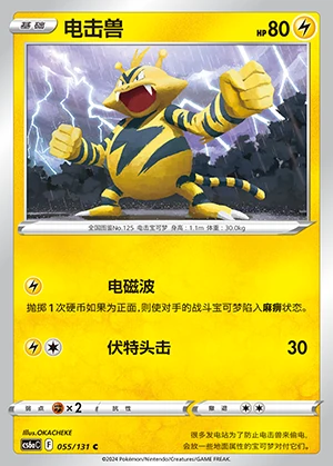 Electabuzz Marine Shadow Pokémon TCG P125