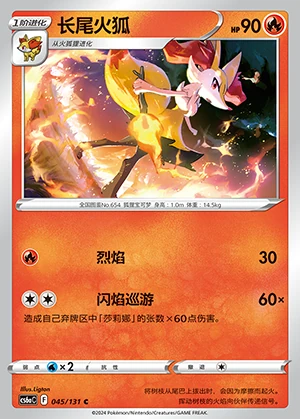 Braixen Marine Shadow Pokémon TCG P654