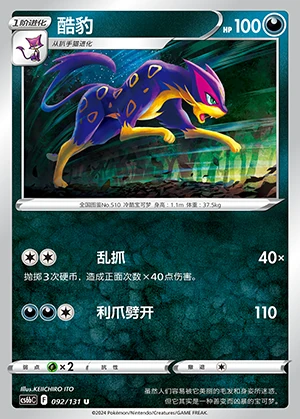 Liepard Marine Shadow Pokémon TCG P510