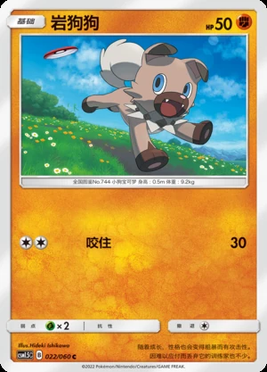 Rockruff Battle Elite Pokémon TCG P744