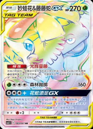 Venusaur & Snivy GX Striking Competition Y413
