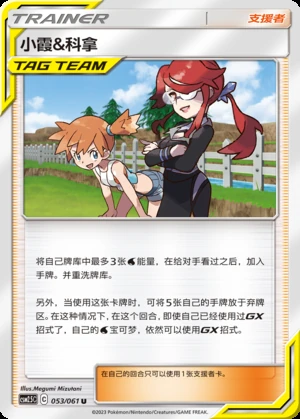 Xiao Xia & Ke Na Striking Competition Pokémon TCG Y434
