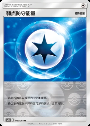 Weakness Guard Energy Striking Competition Y442