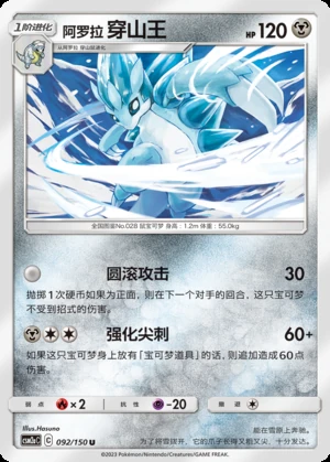 Alolan Sandslash Shining Synergy P028