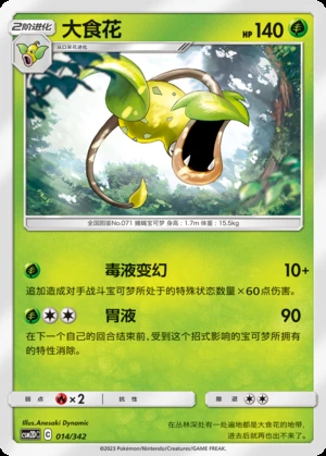 Victreebel Shining Synergy P071