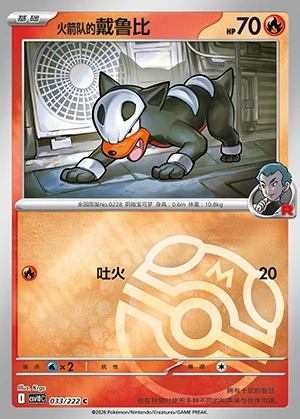 Team Rocket's Houndour Together in Pursuit of Glory P0228