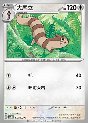 Furret Together in Pursuit of Glory Pokémon TCG P162