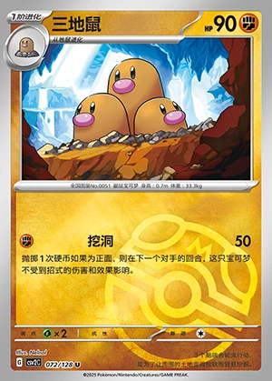 Dugtrio Miracle Journey Y396