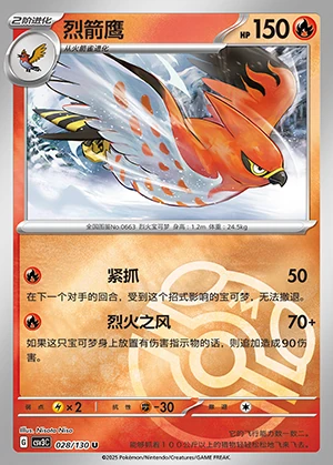 Talonflame Fearless Terastal P663