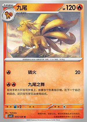 Ninetales Bonus Round Pokémon TCG Y394