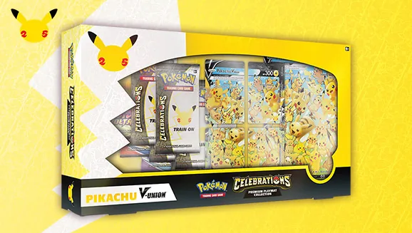 Celebrations Special Collection—Pikachu V-UNION — Pokémon TCG Collection / Box