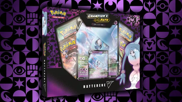 Champion’s Path Collection—Hatterene V — Pokémon TCG Collection / Box