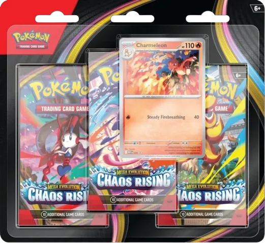 Chaos Rising Three-Pack Blister — Pokémon TCG Three-Pack Blister