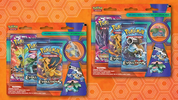 Collector’s Pin 3-Pack Blister (Mega Venusaur and Mega Blastoise) — Pokémon TCG Pin Collection