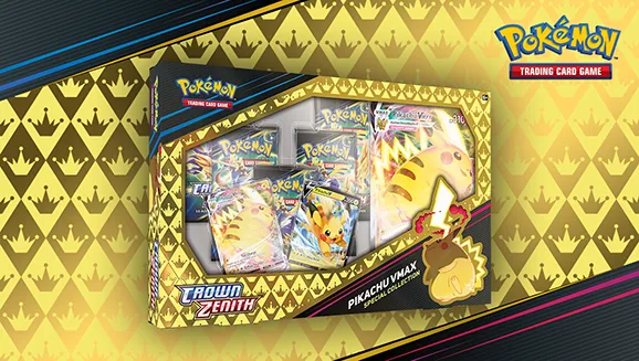 Crown Zenith Special Collection—Pikachu VMAX — Pokémon TCG Collection / Box