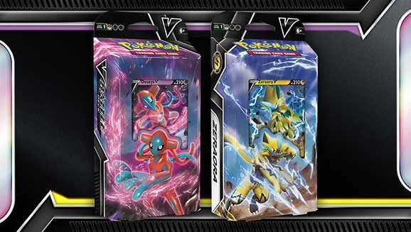 Deoxys V Battle Deck and Zeraora V Battle Deck — Pokémon TCG Battle Deck