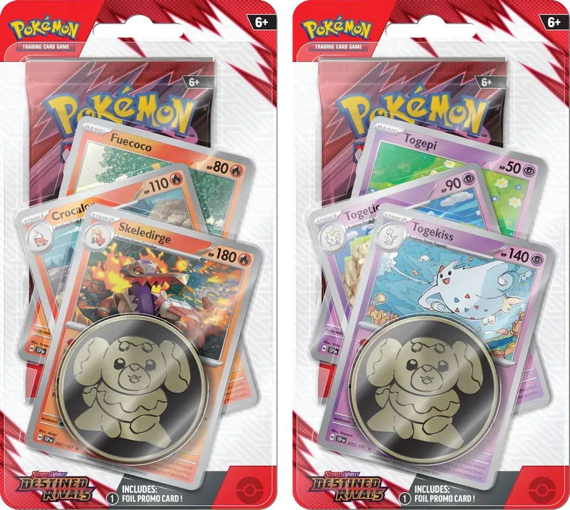 Destined Rivals Premium Checklane Blister — Pokémon TCG Sleeved Booster