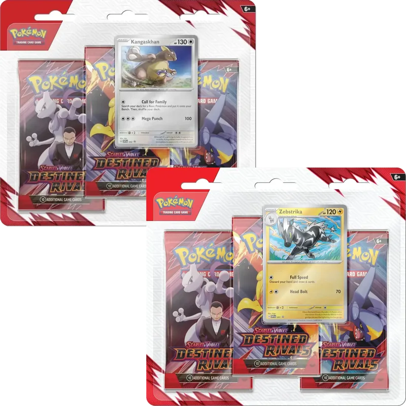 Destined Rivals Three-Pack Blister — Pokémon TCG Three-Pack Blister