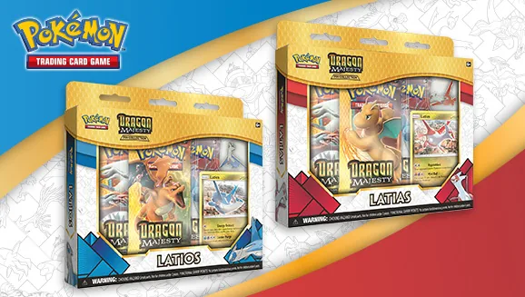 Dragon Majesty Pin Collections—Latias and Latios — Pokémon TCG Pin Collection