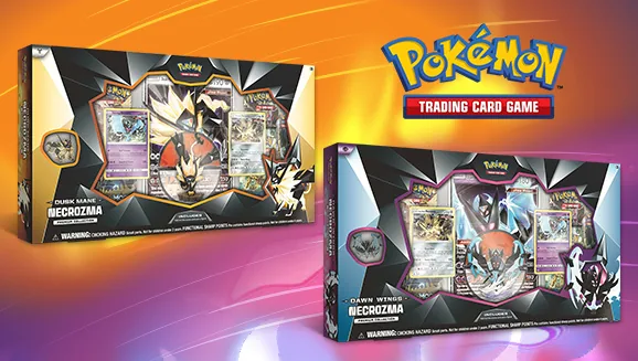 Dusk Mane Necrozma and Dawn Wings Necrozma Premium Collections — Pokémon TCG Premium Collection