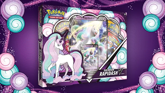Galarian Rapidash V Box — Pokémon TCG Collection / Box
