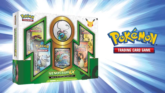Red & Blue Collection—Venusaur-EX — Pokémon TCG Collection / Box