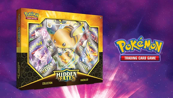 Hidden Fates Collection—Charizard-GX, Raichu-GX, or Gyarados-GX — Pokémon TCG Collection / Box