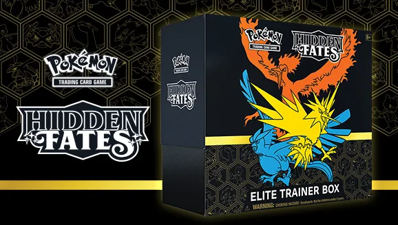 Hidden Fates Elite Trainer Box — Pokémon TCG Elite Trainer Box