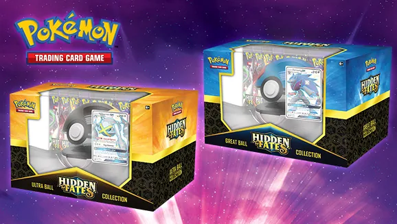 Hidden Fates Poké Ball Collection—Shiny Zoroark-GX / Shiny Metagross-GX — Pokémon TCG Collection / Box