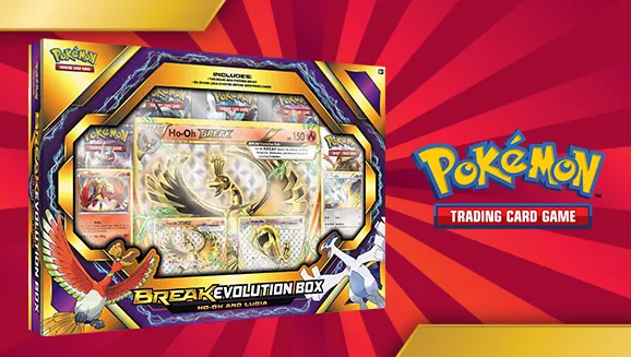 BREAK Evolution Box Featuring Ho-Oh and Lugia — Pokémon TCG Collection / Box