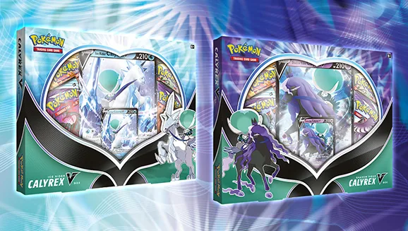 Ice Rider Calyrex V Box and Pokémon TCG: Shadow Rider Calyrex V Box — Pokémon TCG Collection / Box