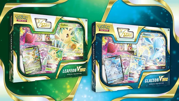 Leafeon VSTAR and Glaceon VSTAR Special Collections — Pokémon TCG Collection / Box
