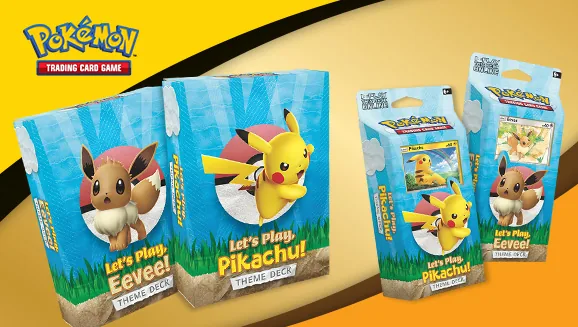 Let’s Play, Pikachu! and Let’s Play, Eevee! Theme Decks — Pokémon TCG Battle Deck