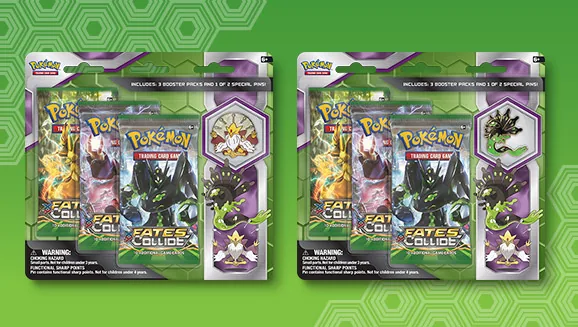 Mega Alakazam and Zygarde 3-Pack Pin Blister — Pokémon TCG Pin Collection