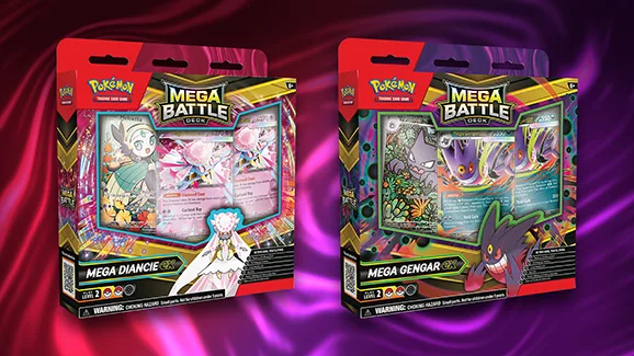 Mega Battle Deck—Mega Gengar ex and Pokémon TCG: Mega Battle Deck—Mega Diancie ex — Pokémon TCG Battle Deck