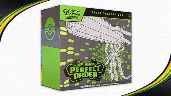 Mega Evolution—Perfect Order Elite Trainer Box — Pokémon TCG Elite Trainer Box