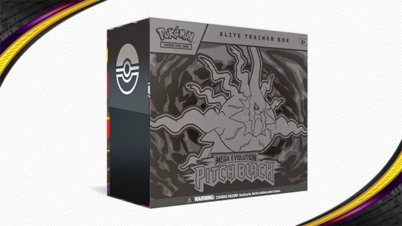 Mega Evolution—Pitch Black Elite Trainer Box — Pokémon TCG Elite Trainer Box