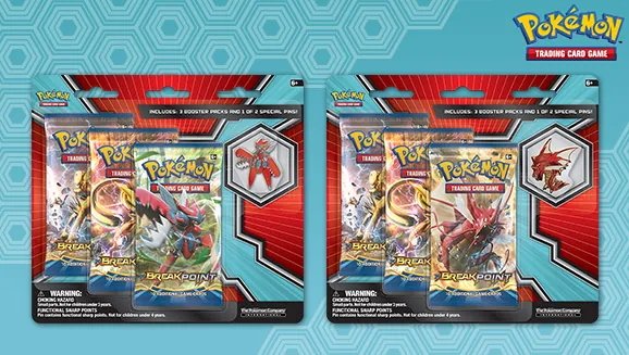 Mega Scizor and Shiny Mega Gyarados 3-Pack Pin Blister — Pokémon TCG Pin Collection