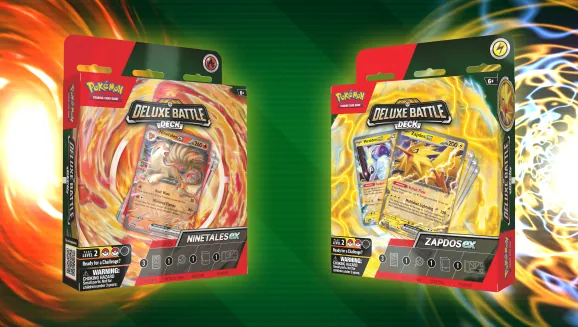 Ninetales ex Deluxe Battle Deck & Zapdos ex Deluxe Battle Deck — Pokémon TCG Battle Deck