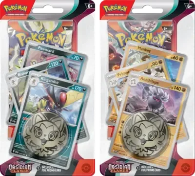 Obsidian Flames Premium Checklane Blister — Pokémon TCG Sleeved Booster