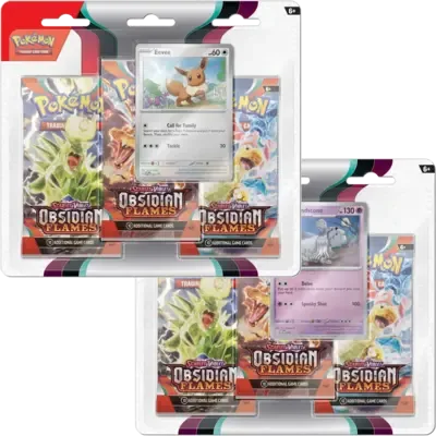 Obsidian Flames Three-Pack Blister — Pokémon TCG Three-Pack Blister