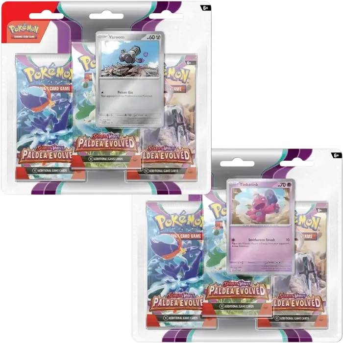 Paldea Evolved Three-Pack Blister — Pokémon TCG Three-Pack Blister