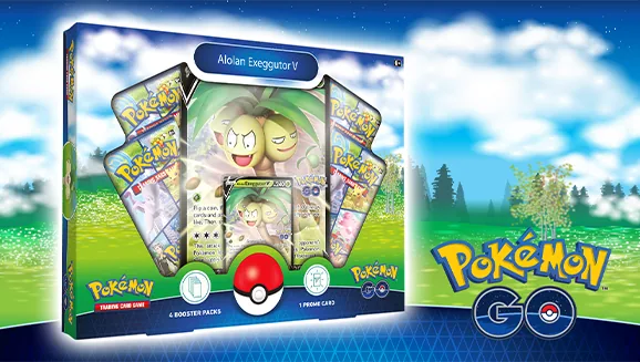 Pokémon GO Collection—Alolan Exeggutor V — Pokémon TCG Collection / Box